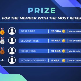 PRIZES FOR MEMBER WITH  THE MOST REFER